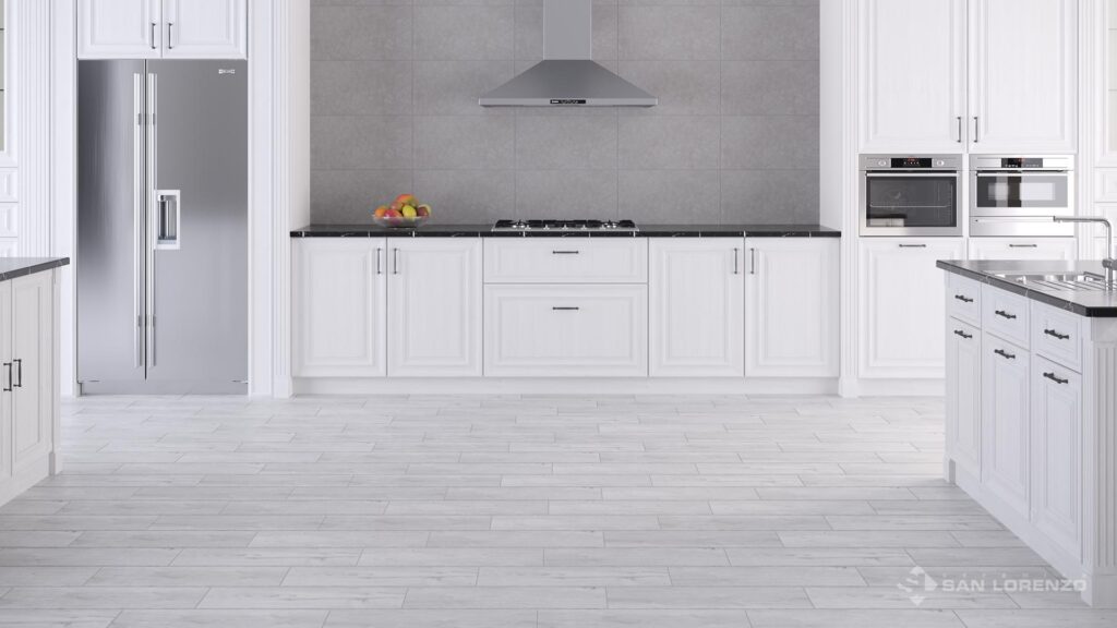 Ceramica San Lorenzo 20x61 Parketon Madero Blanco, 30x60 Oxford Grey