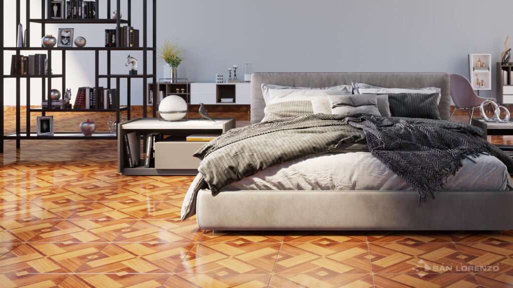 Ceramica San Lorenzo Madera Croacia Multizocalo Cedro Caramelo Dormitorio