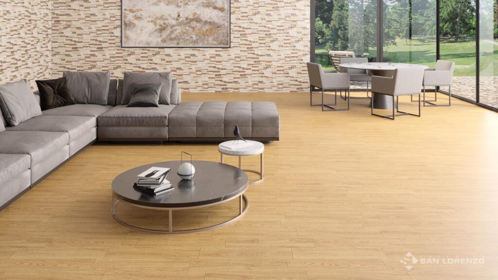 Ceramica San Lorenzo Oporto Rectifica Petra Natural Sala